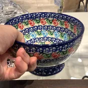 5” Bowl with Pedestal Mardi Gras