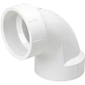 2" PVC DWV Medium Turn 90's, Box of 50 ($1.65/ea) — Saffron Supply Company