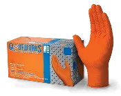 Ammex XXL Gloveworks Orange Nitrile 100CT Box