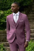 Couture 1910 Men’s Power Stretch Suit – Violet