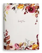2025 Rustic Autumn Border Flex Cover Monthly Planner