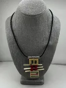 Mahjong necklace — Quincie HambyArt Jewelry by Quincie Hamby