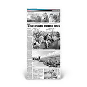 Daytona 500 2015: "The Stars Come Out" Front Page Print