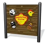 Freestanding Imaginative Sunnyside Farm Play Panel