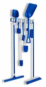 26 inch Utility / Sanitation Rack, (12) 2-1/2 inch Hooks