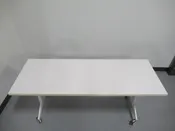 24″ x 66″ White Mobile Training Table