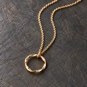 Golden Strata Necklace