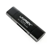 5-in-1: SD/MicroSD Reader to USB 3.0/USB-C/MicroUSB Adapter