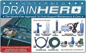 10-piece Drain Hero Waterbed Pump Fill and Drain Kit