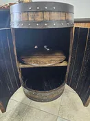 Custom Barrel Bar – Handcrafted Wine or Whiskey Barrel Home Bar