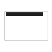 3.5" x 5" Vinyl Pouch with Side Opening & Magnetic Strip, 471
