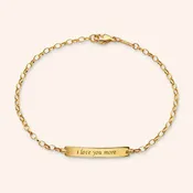 18ct "I Love You More" Bracelet