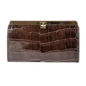 Accordion Wallet in Classic Alligator