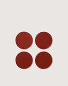 Bierfilzl Merino Wool Round Coaster Solid 4 Pack
