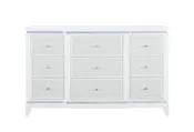 ALINA WHITE DRESSER WITH LED