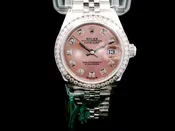 Rolex Lady-Datejust 28 M:279384RBR, Steel; White Gold Pink Diamond