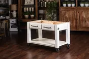 White Barnwood Island Base — Smucker Village