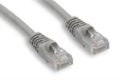 6inch (0.5ft) Cat6 UTP 1 Giga Pure Copper patch cable  Molded Boot Gray