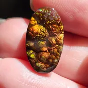 10.08ct Mexican Fire Agate | Oval Cabochon