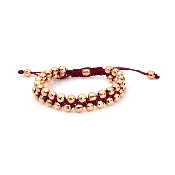 14-Karat Solid Gold Prayer Bead Bracelet - RED GOLD®