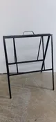 24″W x 18″H Black Angle Iron Sidewalk Folding A-Frame – 5 Pack