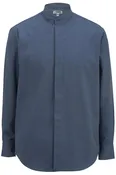 Batiste Banded Collar Dress Shirt