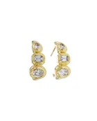 14KY Multi Shape Diamond Hoops
