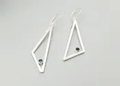 Angles with London Blue Topaz Earrings — The Jeweler's Workbench