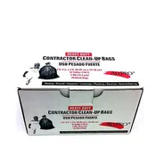 3mil Black Contractor Bags