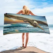 "Amber Flight" Art Towel