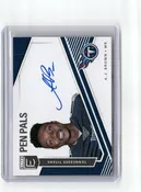 2019 Panini Donruss Elite Pen Pals AJ Brown #PP-AJ Autograph Rookie RC Football Card