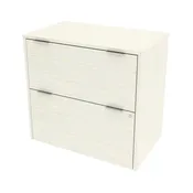 2-Drawer Lateral File Cabinet with Lock and Melamine Finish