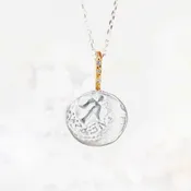 Angel in Flight Sterling Silver Artifact Necklace