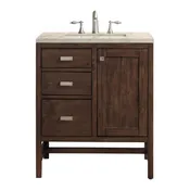 Addison 30" Single Vanity, Mid-Century Acacia, w/ 3 CM Tajnar Eclos Top