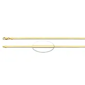 14K Yellow Gold 3mm Herringbone Chain - 18" Chain