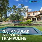 17 ft x 10 ft Capital Sport Inground Trampoline Kit