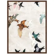 Abstract Birds I Wall Art