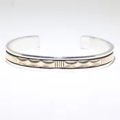 14K & Silver Bracelet by Bruce Morgan (0.37")