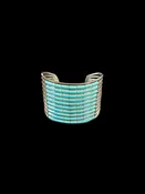 10 Row Turquoise Bracelet