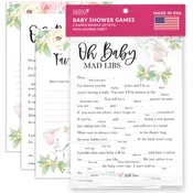 Baby Mad Libs & Family Traditions Games | Set of 20 | Baby Shower Games