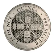 1.25 Troy Ounce Silver St. Helena Rose Crown Guinea Coin at Spot!