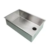 28" Stainless Steel Undermount Kitchen Sink - Single Bowl - Offset Drain Right - 8" Depth (5S28R-8)