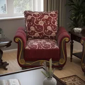 Americana Collection <br>Burgundy Armchair