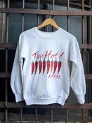 1986 Vintage White Arizona Hot Pepper Sweatshirt Mens Size Small