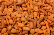 Cajun Mix (Roasted/Salted) - Hot-N-Spicy Peanuts, Pumpkin Seeds, Hot Cajun Corn Sticks, & Cheddar Sticks.-1 lb.