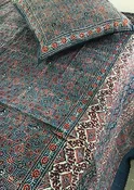 Ajrakh Indigo/Red
