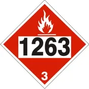 1263 PAINT – CLASS 3 PLACARD