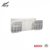 Emergency Light Fixture - LED Lamp Heads - 2 Watt