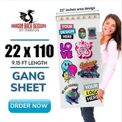 22 inch x 110 inch DTF — DRAGON BACK DESIGNS DTF Transfers & More