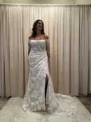 Evie Young | "Bruna" | Bridal Size 18 | Ivory/Mocha